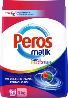 Peros Matik Canlı Renkler Toz Çamaşır Deterjanı 3 kg Deterjan kullananlar yorumlar